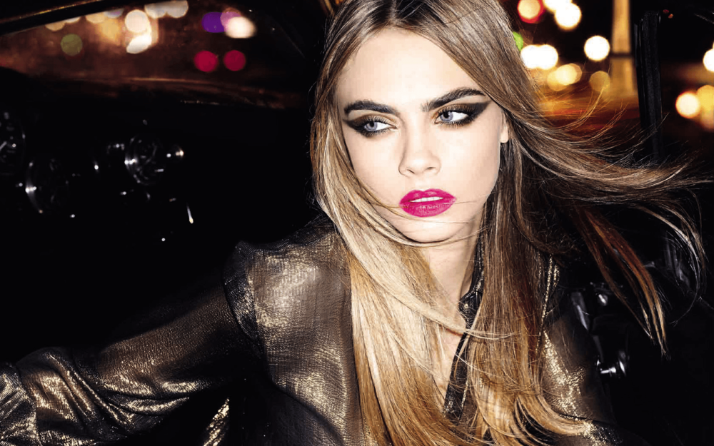 cara delevigne, designer beauty