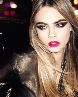 cara delevigne, designer beauty