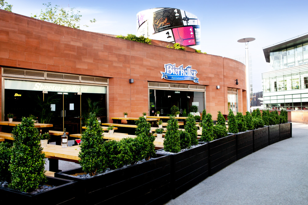 football legends at the Bierkeller