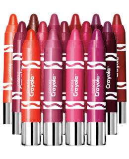Crayola collaboration with Clinique
