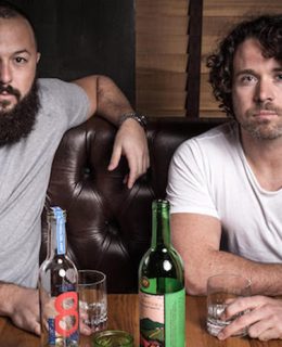 The Graffiti Spirits Founders are pictured with drinks