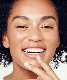 Model showcasing importance of sunblock (image courtesy of Clinique)