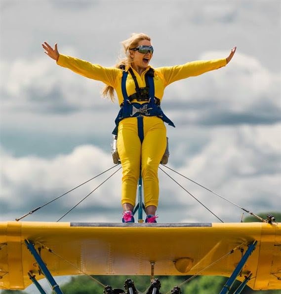 Victoria's wing walk for K 9 Angel