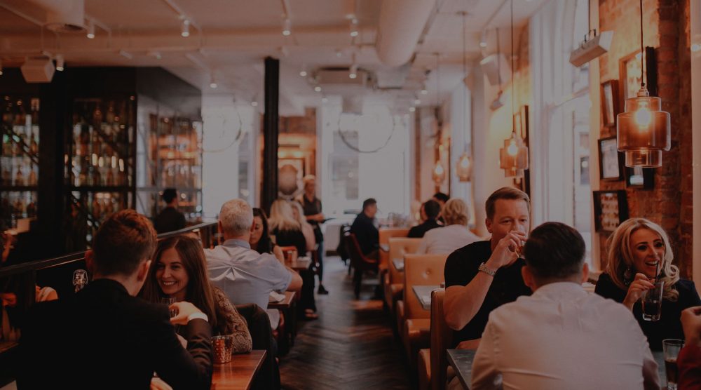 Diners take their time savouring food & cocktails at the Alchemist