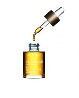 Our Beauty Buy of the Week: Blue Orchid Oil (pictured with the bottle open)