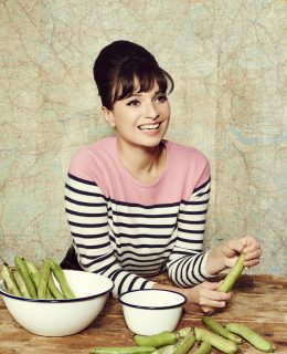 Gizzi Erskine (pictured preparing food)