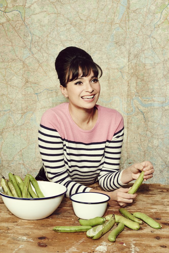 Gizzi Erskine (pictured preparing food)
