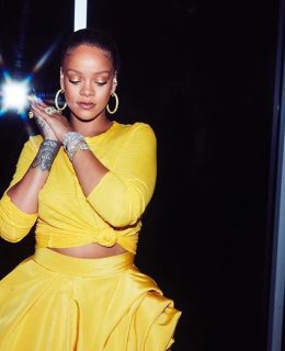 Rihanna at the Fenty Beauty launch