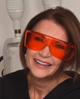 Tracey Bell (pictured) warns over the dangers of Botox