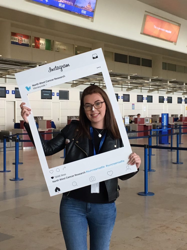 sun protection selfie