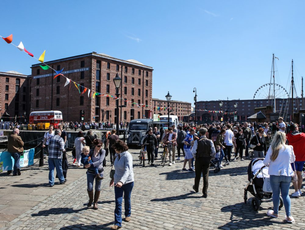 Liverpool sun cream selfie campaign