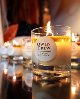 Owen Drew Port of Liverpool candle