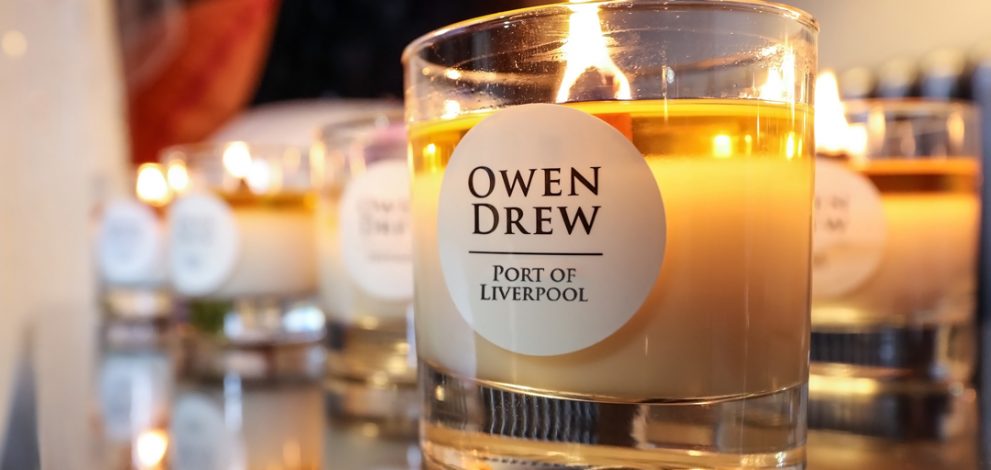 Owen Drew Port of Liverpool candle