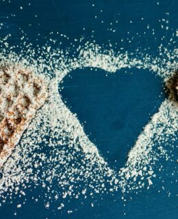 heart waffles