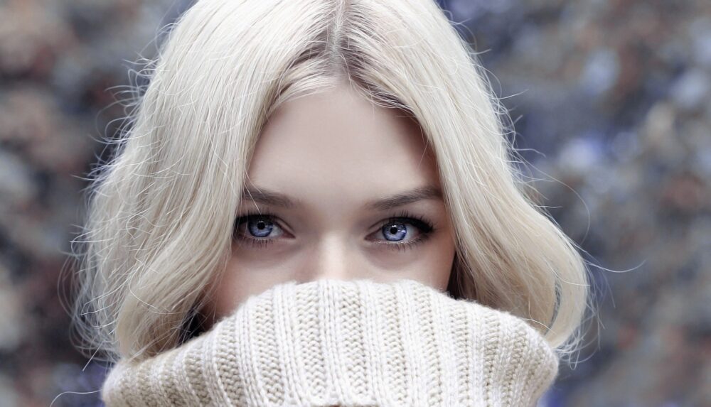woman in a sweater