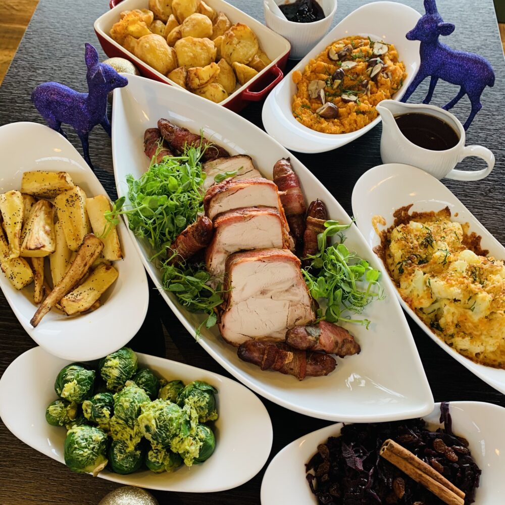 takeout Christmas dinner