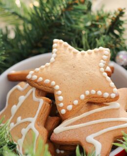 Baking cookies for the festive season