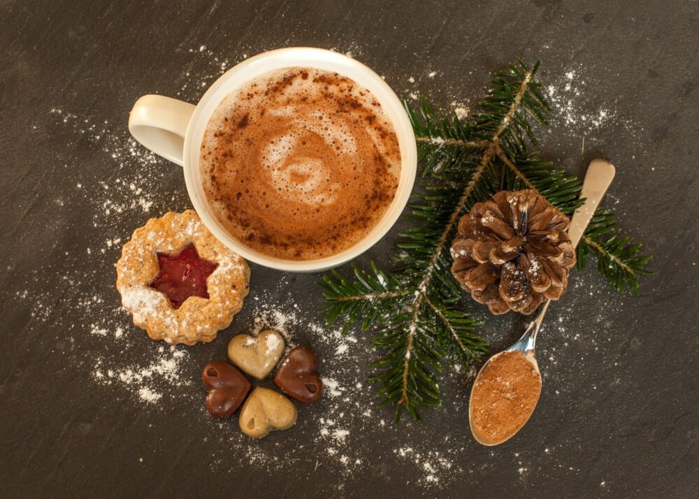 hot chocolate & festive treats
