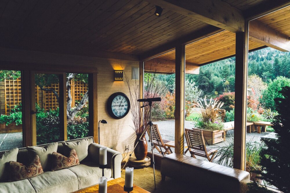 outdoor living space