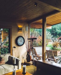 outdoor living space