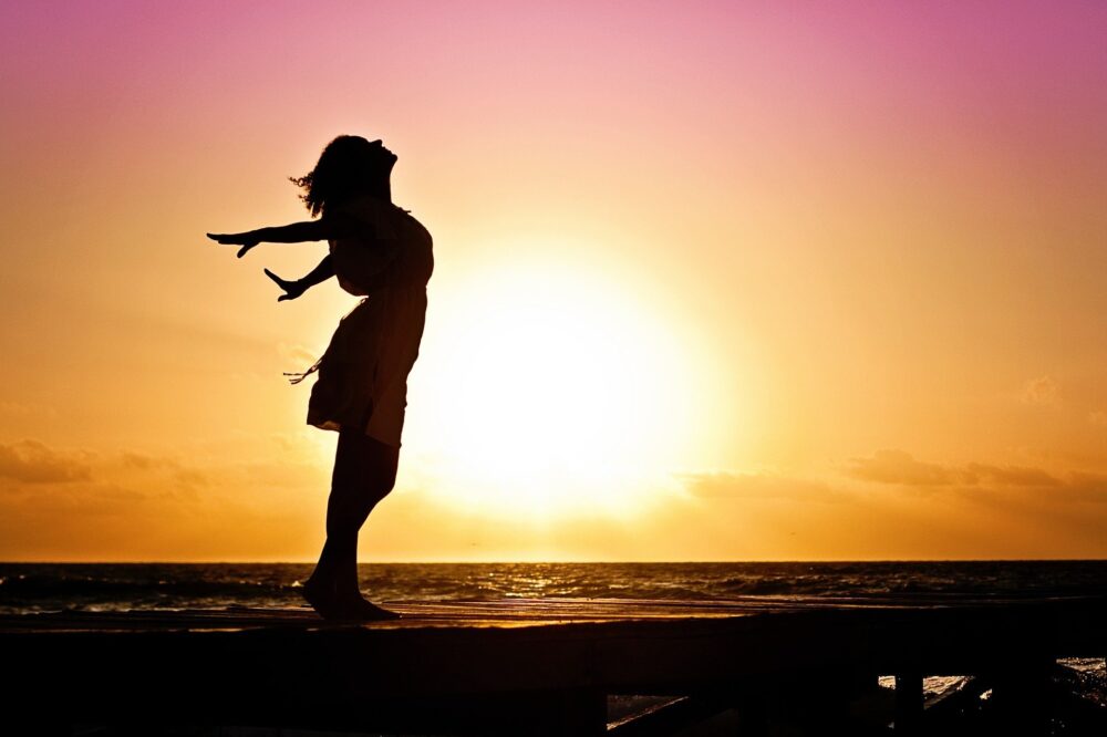 uplifting image of a woman