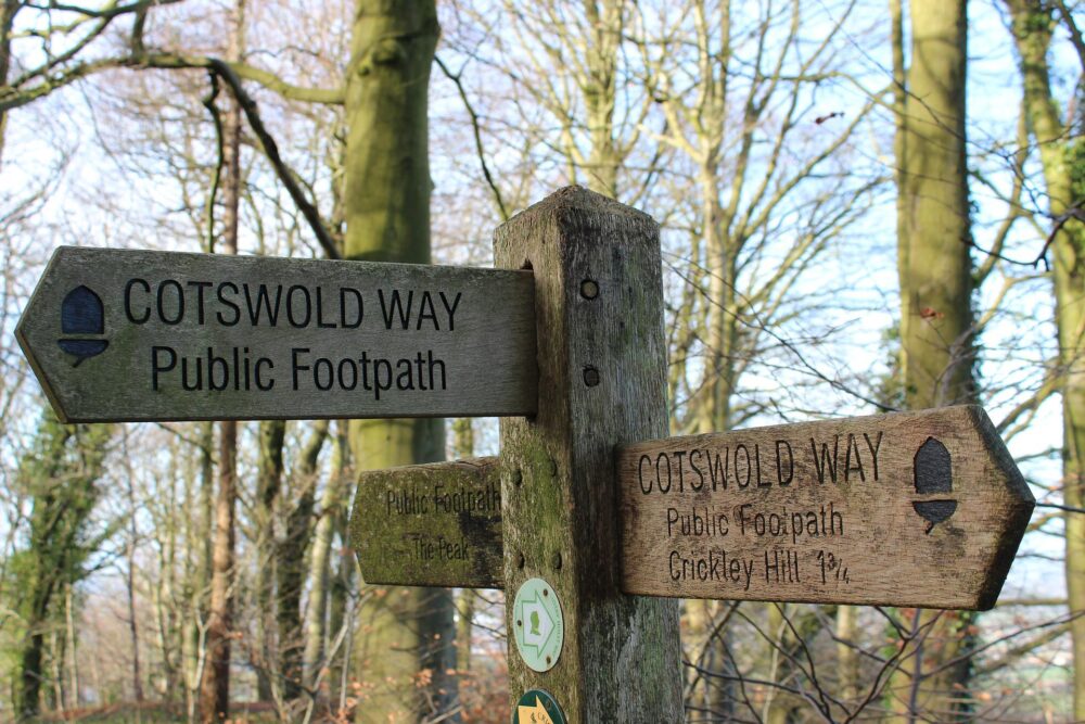Cotswold signpost