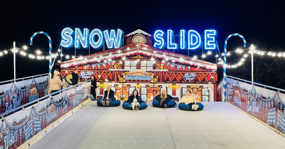 Bavarian snow slide