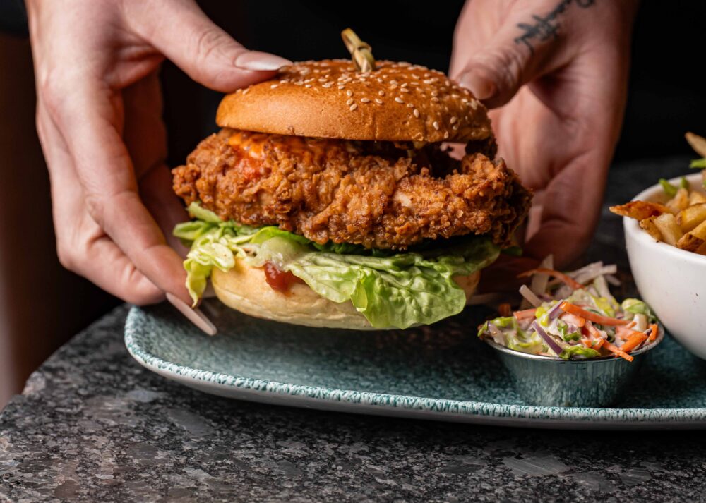 Punch Tarmey Chicken Burger