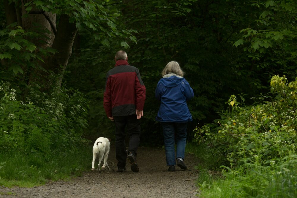 elderly couple