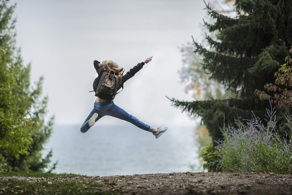 happy woman