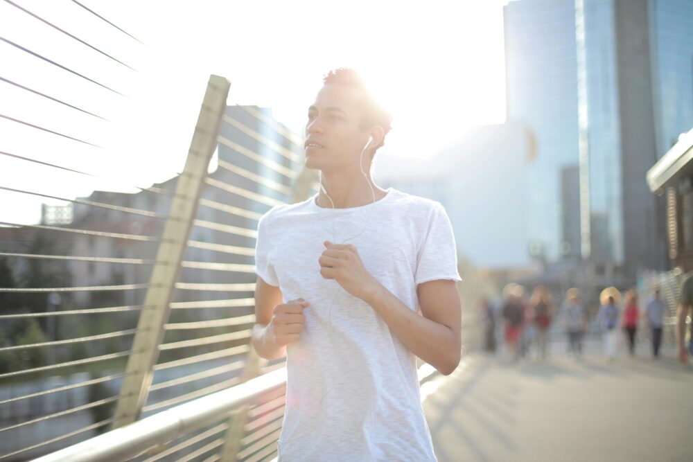 man running